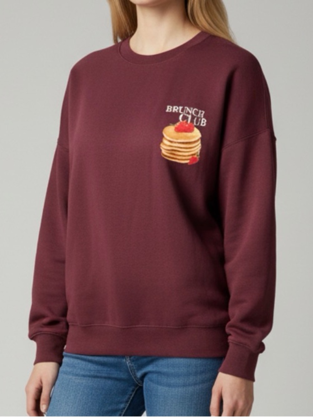 Wild Fable ‘Brunch Club' Oversized Crewneck Sweater